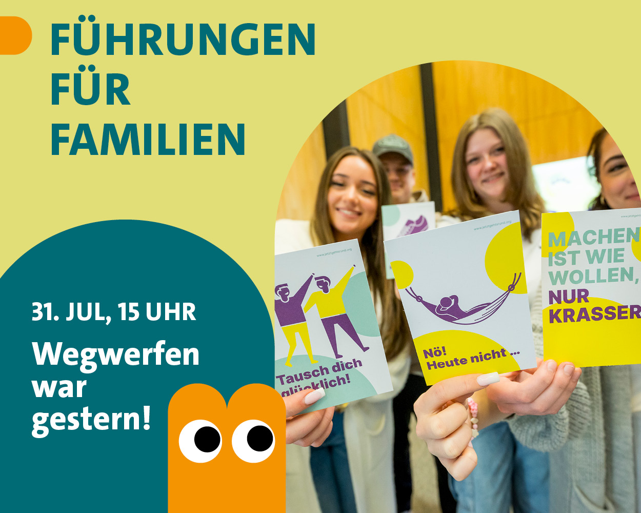 Sonderausstellung, Kreislaufwirtschaft, Familienführung 